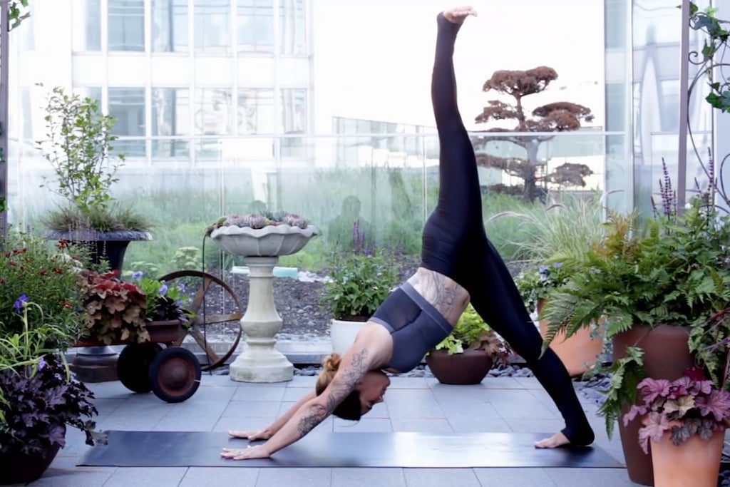 Lululemon and Shangri-La Hotel, Toronto co-created an original yoga video with Lululemon ambassador Amber Joliat.