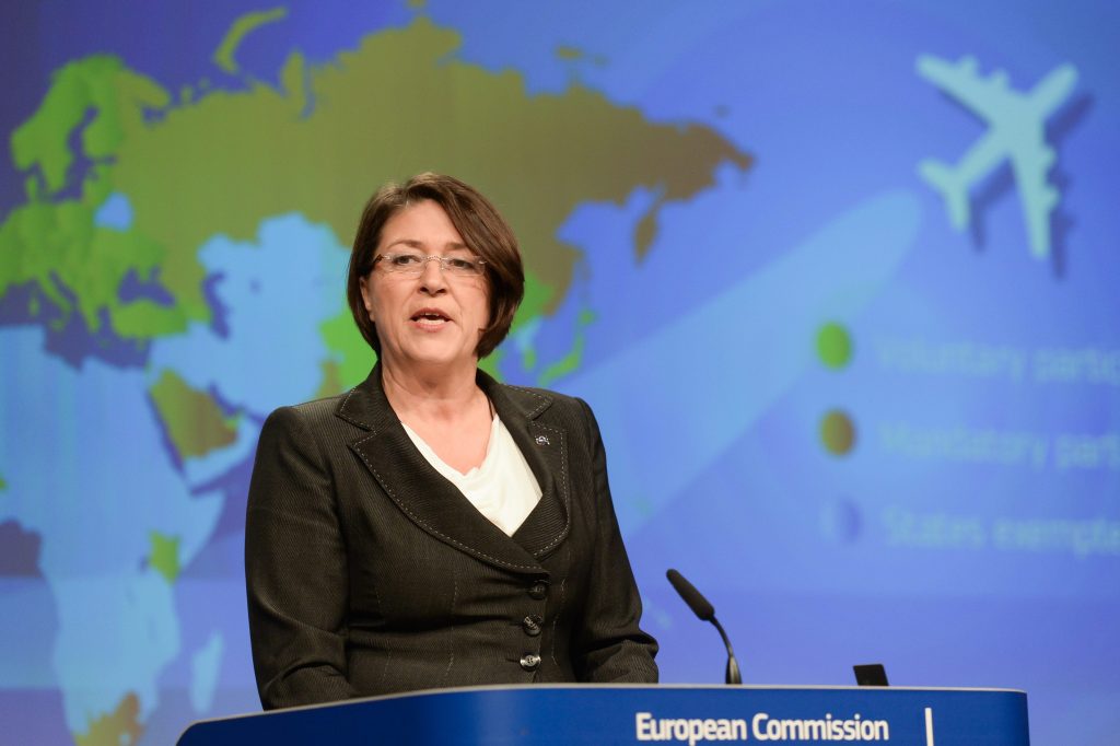 European Commissioner for Transport Violeta Bulc. The EU wants to bring in rules allowing it to target anti-competitive practices by foreign airlines.