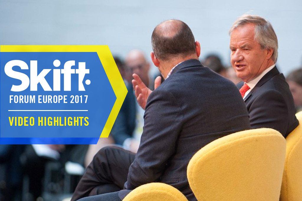 Norwegian Air CEO Bjorn Kjos speaks at Skift Forum Europe. He said he does not fear low-cost long-haul competition. 