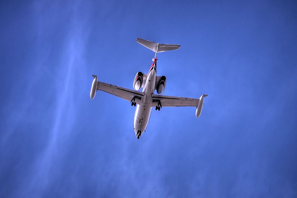 A Learjet landing. A new report from MMGY explains the travel habits of affluent Americans. 