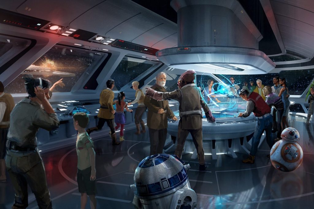 Walt Disney Parks & Resorts announced it is building a new Star Wars-themed hotel in Orlando that will feature multi-day immersive experiences. A rendering is shown here.