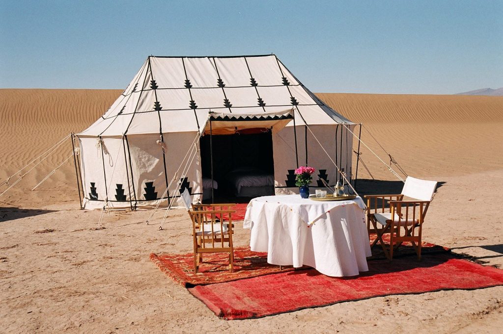 An Abercrombie and Kent exclusive desert camp. Luxury consumers want to set themselves apart from others.