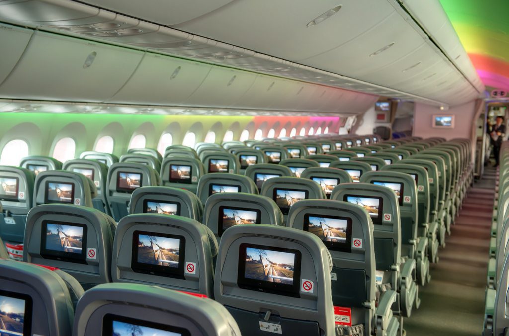 Norwegian Air's Boeing 787 have comfortable seats and mood lighting. Passengers tend to like the airline, but investors have been skeptical recently. 