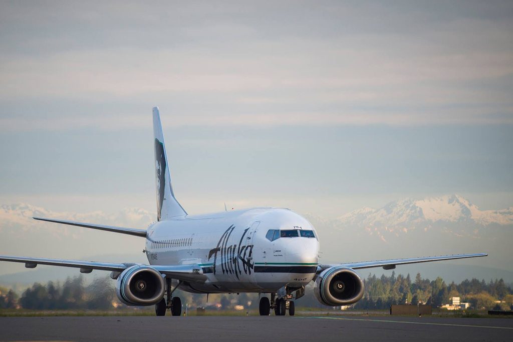 Alaska Airlines reported softness in the Hawaii market on Thursday. Pictured is one of the airline's Boeing 737s.