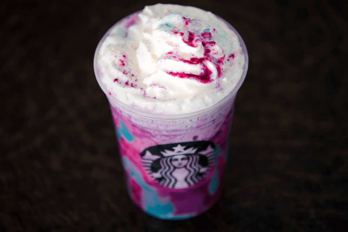 Starbucks introduced the limited-edition Unicorn Frappuccino last spring. 