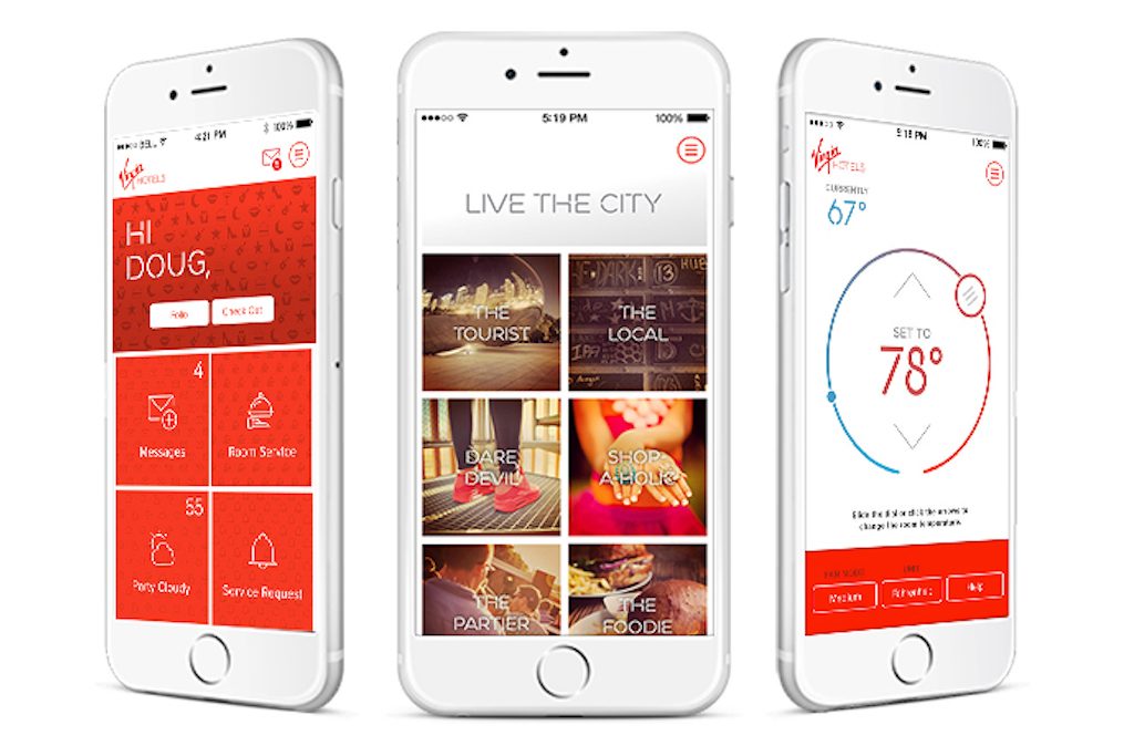 L2 singled out the Virgin Hotels app as an example of a particularly good hotel mobile app thanks to its multi-purpose functionality. 