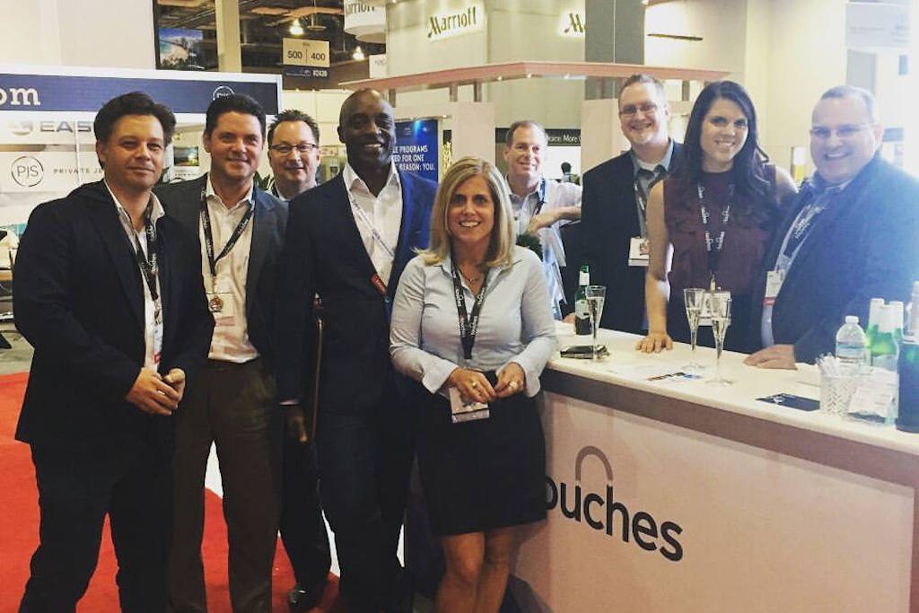 The etouches group at IMEX America 2016. The company recently acquired another company to provide AI-powered, personalized event experiences.  