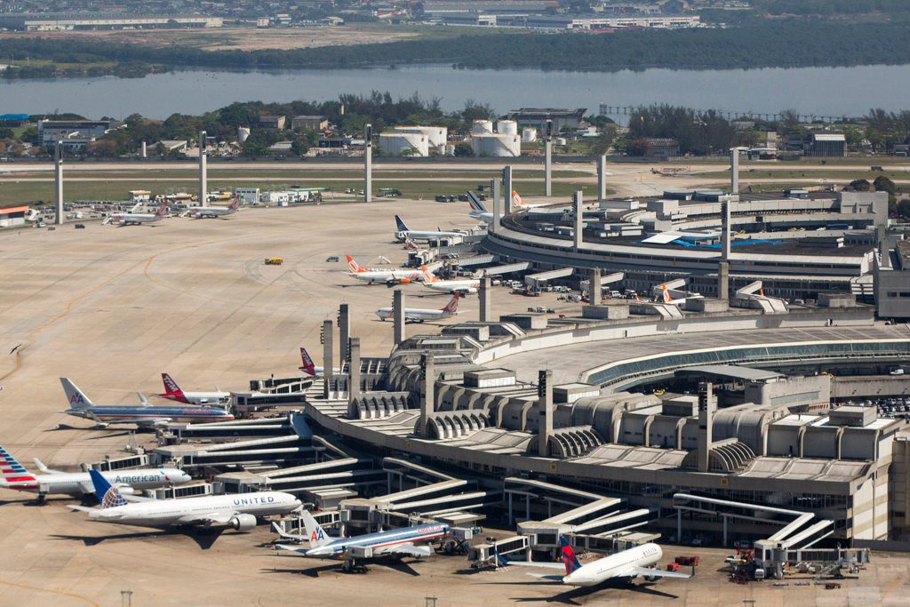 An aerial shot of Galeao international airport in Rio de Janeiro, Brazil. Rio-based Mundi was the largest homegrown travel metasearch player in Brazil. It has been acquired by Kayak.