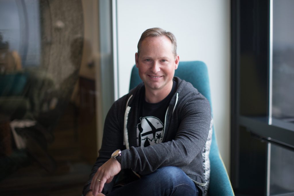 Pictured is Expedia's new CEO, Mark Okerstrom. He thinks there is room for another lodging powerhouse besides Airbnb.