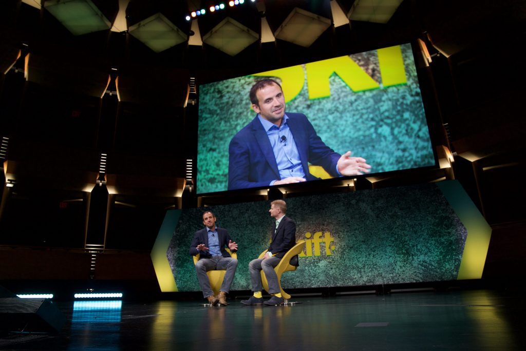 Eric Breon, co-founder and CEO of Vacasa, appeared at the Skift Global Forum in New York City September 27, 2017. The company has just announced a $103 million round of Series B funding.
