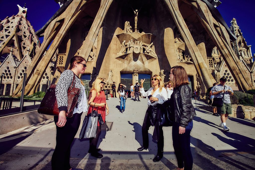 The Sagrada Família. the emblematic Barcelona church of the late Catalan architect Antoni Gaudí, is the kind of engineering and cultural work that Context Travel  tries to unravel for its guests.