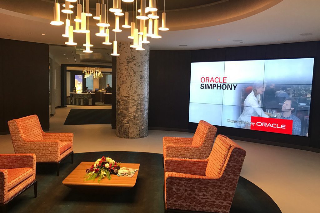 Opened in November at the Oracle Hospitality office in Columbia, Maryland, the Customer Experience Center offers demonstrations of the company's software in action.