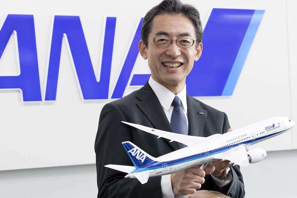 ANA CEO Yuji Hirako took over in April. He wants to the airline to improve its brand recognition outside of Japan, especially in the United States. 
