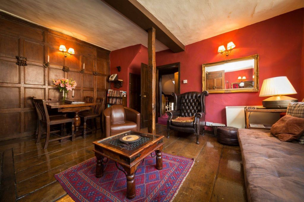 This York, UK apartment, which is offered on Airbnb, is more than 600 years old and has been dubbed 'The Chamber.' Lore has it that York, UK is one of the most haunted cities in the world.