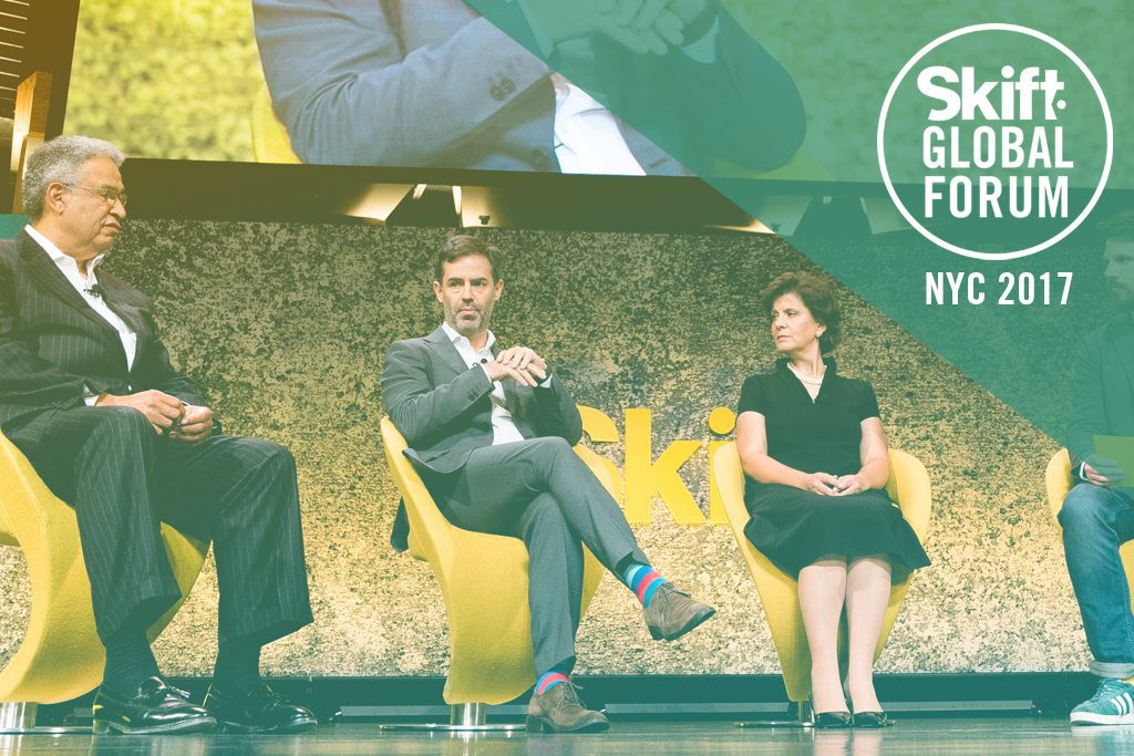 Tourism leaders from Los Angeles, Colombia, and Jordan speak at Skift Global Forum in New York City. 