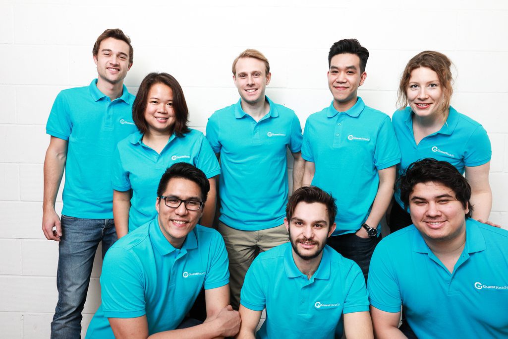 GuestReady is a short-term rental management service that will use the fresh funding to expand into new markets. Its London-based team, with CEO Alexander Limpert in the center of the top row, is shown here.