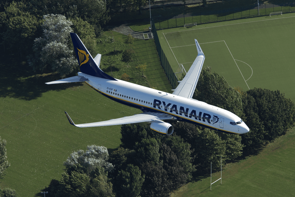 A Ryanair aircraft. The carrier has ended legal proceedings against Google and eDreams.