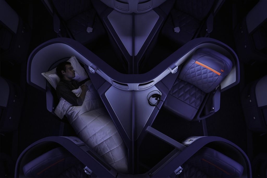 A man sleeping in Delta One on an Airbus 330-300. One of the biggest perks for many frequent flyers is the complimentary upgrades that come with elite status.
