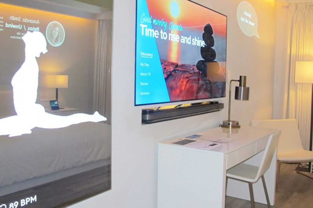 Marriott's IoT Guestroom Lab is being introduced to hotel owners, developers, and consumers to give the company feedback as it considers launching smart hotel rooms across its portfolio of 30 brands. Some of the room technology, including a smart mirror, is meant for newbuild hotels. 