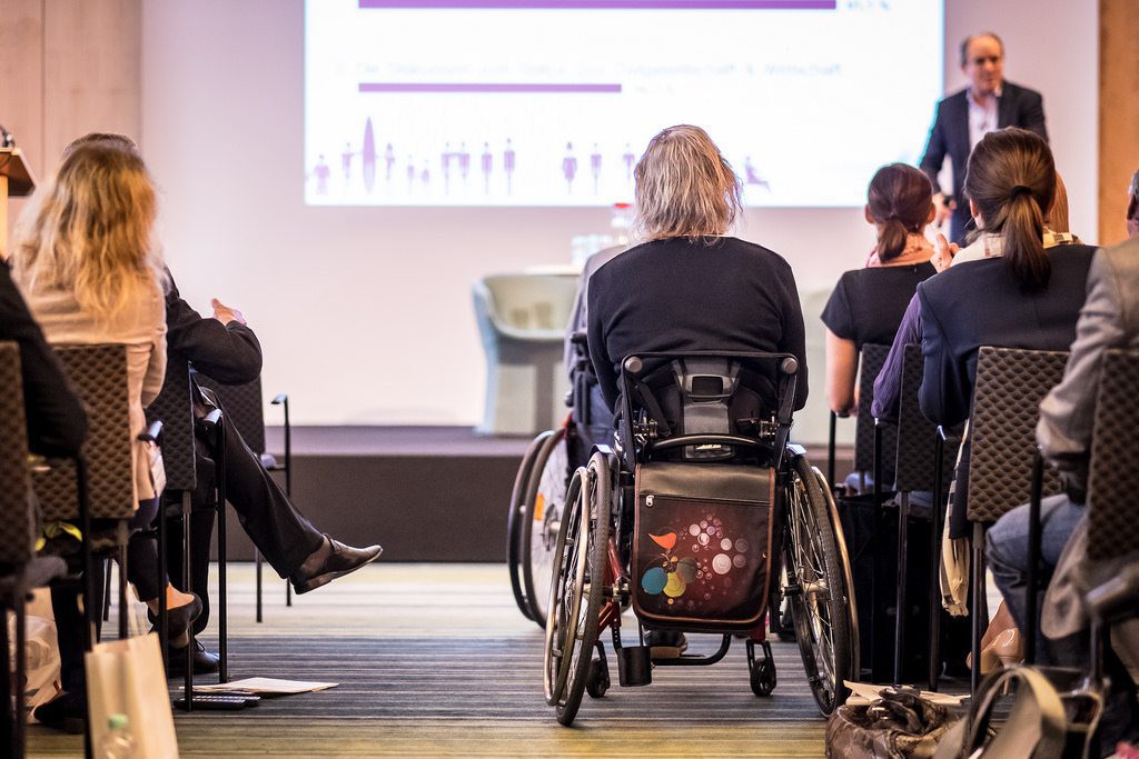 A 2014 event in Germany attended by at least several disabled people.