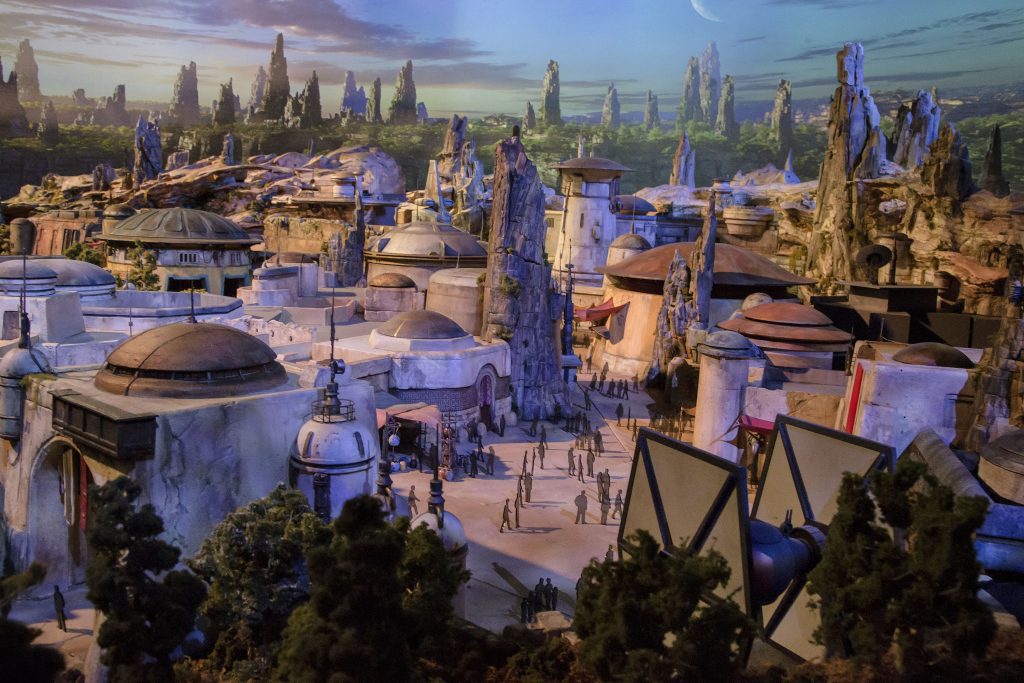 The Walt Disney Co. will increase its capital spending by $1 billion next year, due in large part to new Star Wars lands that are under construction. The company revealed a model and renderings of the lands this summer at D23 Expo, a fan event. 