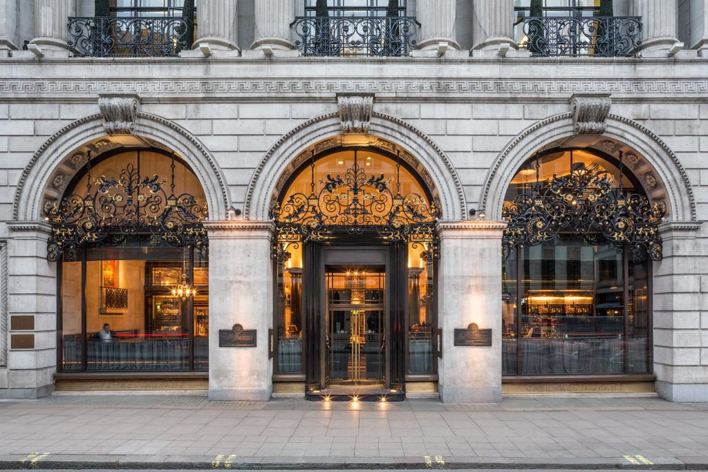 The Wolseley in London. Minor Hotels has bought the restaurant's parent company, Corbin & King.