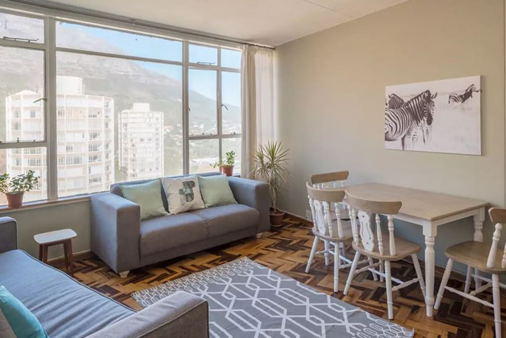 This rental apartment in the towers in the City Bowl of Cape Town, South Africa, has mountain views and is bookable for a stay via SafariNow, which has been acquired by larger rival Travelstart.
