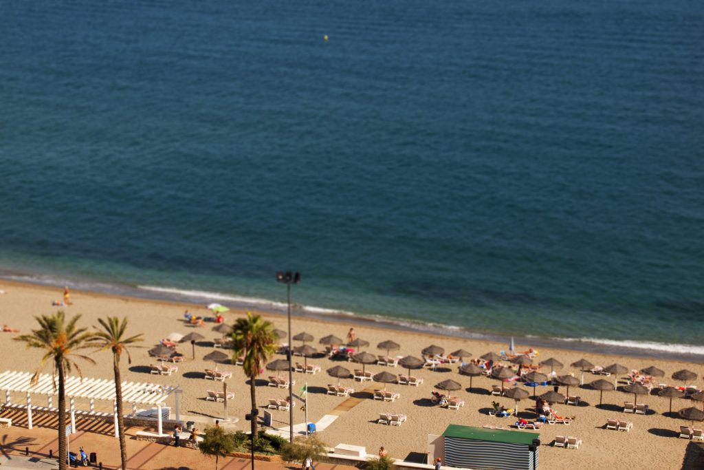 An aerial view of the Costa del Sol in Spain. Intra-European travel could be aided this summer by a vaccine passport proposed by the EU. 