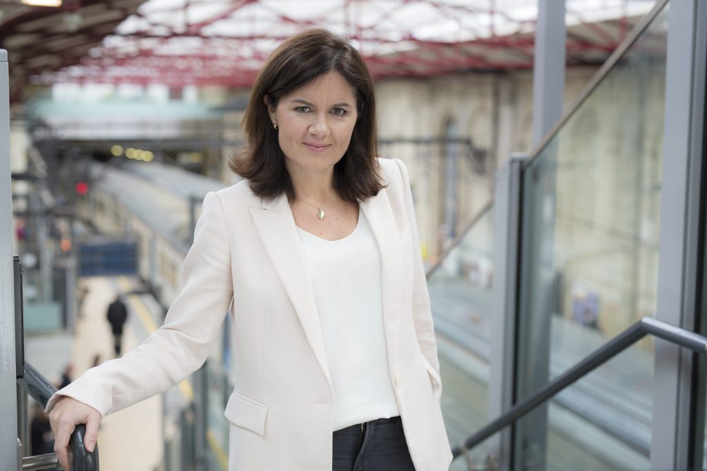 Clare Gilmartin, Chief Executive of Trainline. The company has expanded from the UK into mainland Europe in recent years.