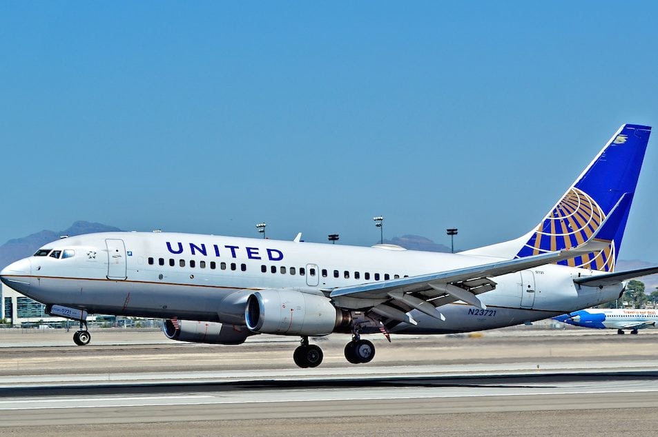 United Airlines told employees it was planning to test a new program to give customers more detailed information about flight delays. Pictured is a Boeing 737-700 in Las Vegas.