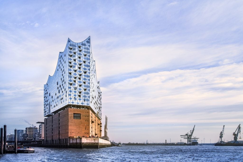 The Elbphilharmonie concert hall in Hamburg Germany. Travelers are heading to certain destinations for very specific reasons.