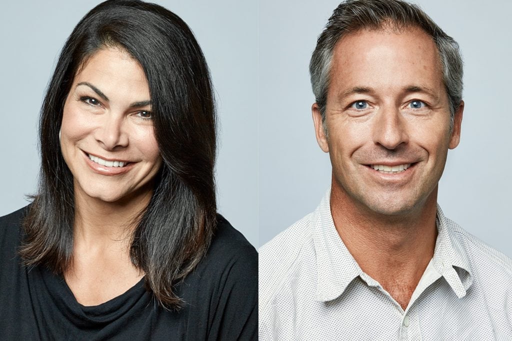 Airbnb announced it has promoted Belinda Johnson (left) to chief operating officer and that chief financial officer Laurence Tosi is leaving the company. 