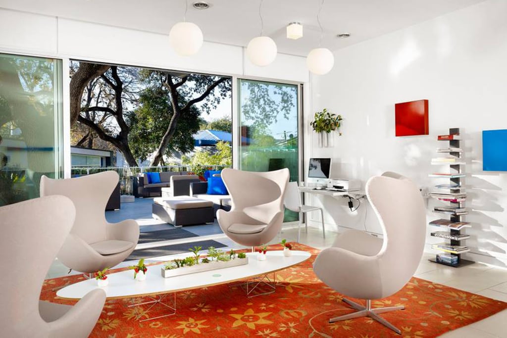 An Airbnb in Austin. The homesharing platform recently acquired French company Luckey Homes. 