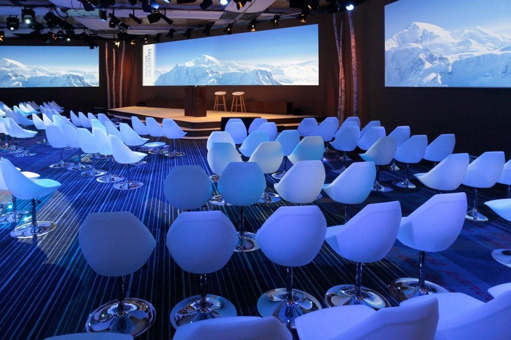 An empty event space at an Accor Hotel. 