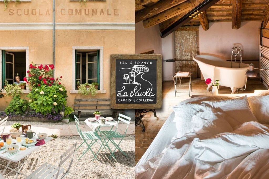 La Scuola B&B is one of approximately 24,000 hotels that use the Airbnb platform to advertise their properties.
