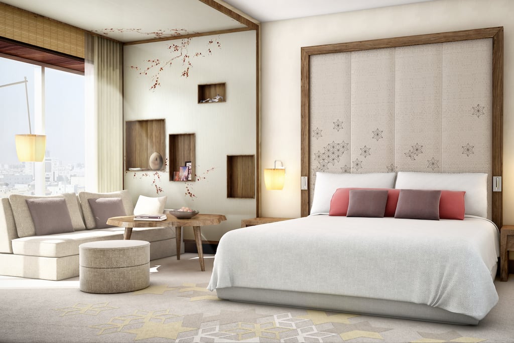 The Nobu Hotel Riyadh is set to open later this spring. The hotel side of the business thinks about its restaurant business as the biggest draw.