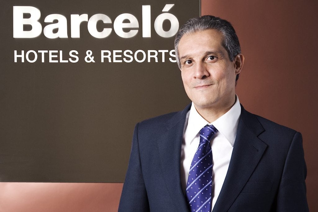 Raul Gonzalez, CEO of Barcelo Hotel Group, said the company is interesting in pursuing mergers and acquisitions. 