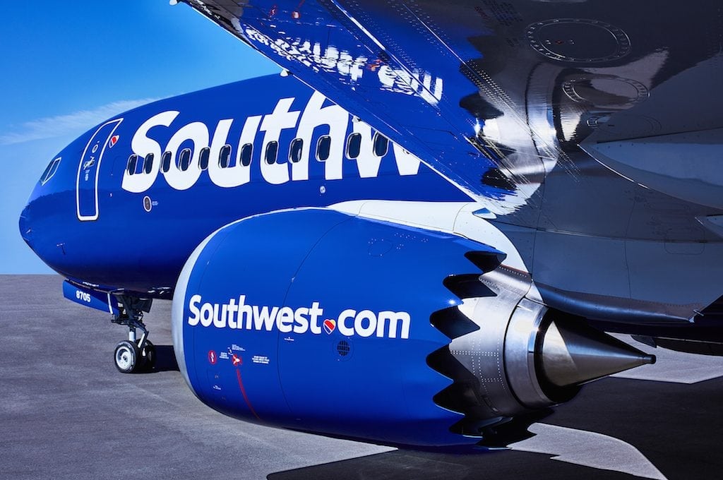 Southwest Airlines will fly routes within the Hawaiian Islands. Pictured is a Boeing 737 Max, an aircraft the airline plans to use to Hawaii long-term.