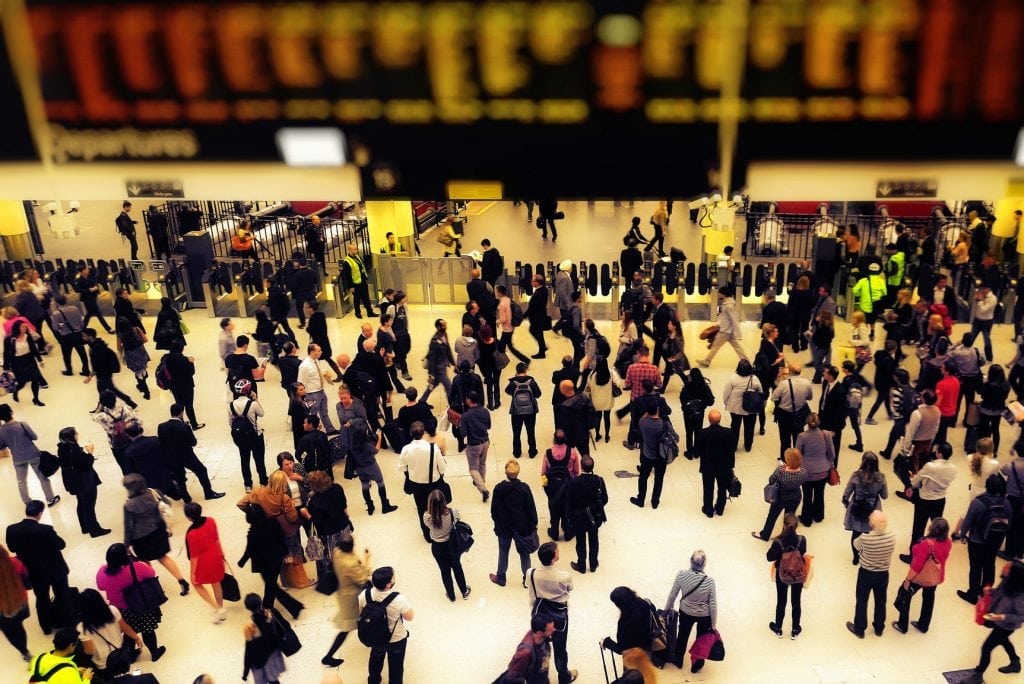 London commuters. The UK government has forced companies to reveal their gender pay gap.