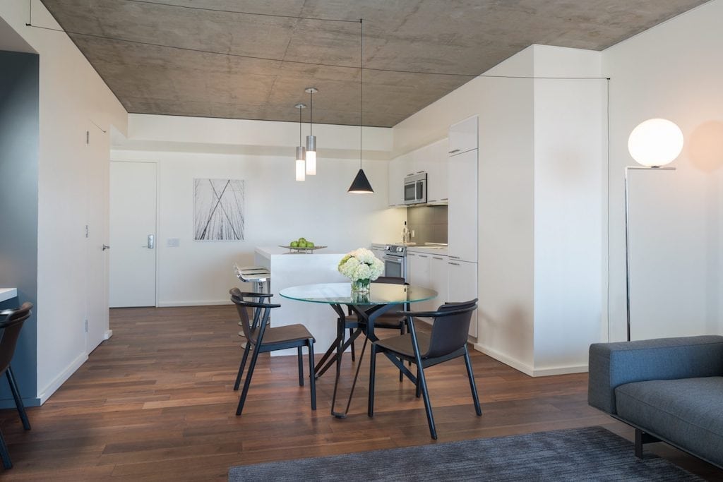 An apartment at the AKA Residences in West Hollywood, California. The serviced apartment sector will become a battleground for online travel giants like Airbnb and Booking who want to increase their private accommodation offerings. 