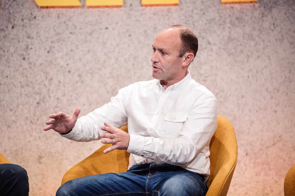 Ryanair Chief Marketing Officer Kenny Jacobs said some weaker European airlines may go out of business as fuel prices continue to rise. Jacobs spoke April 26 at the Skift Forum Europe in Berlin.