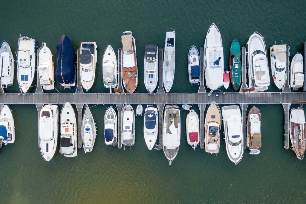 A selection of yachts. Is the yachting industry really ripe for disruption?