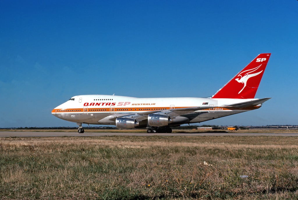 Qantas will retire its 747 fleet by 2020. Pictured is an early-generation Boeing 747 SP.