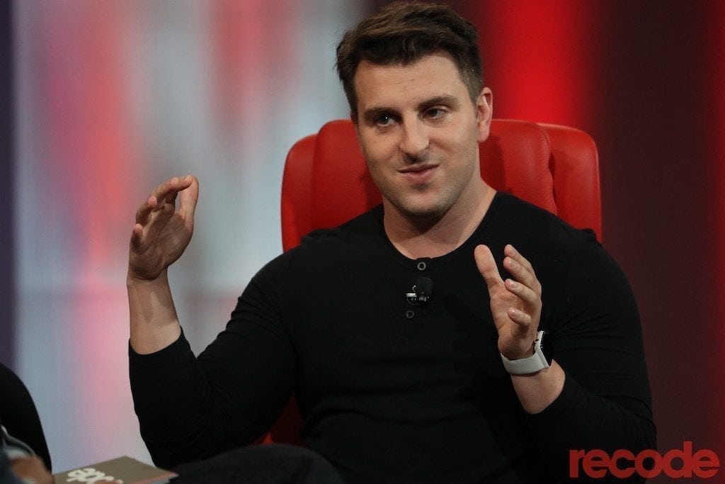 Airbnb CEO Brian Chesky (pictured) offered some regrets about a marketing strategy in 2019 during a roadshow presentation for its upcoming IPO held on Thursday, December 3. 