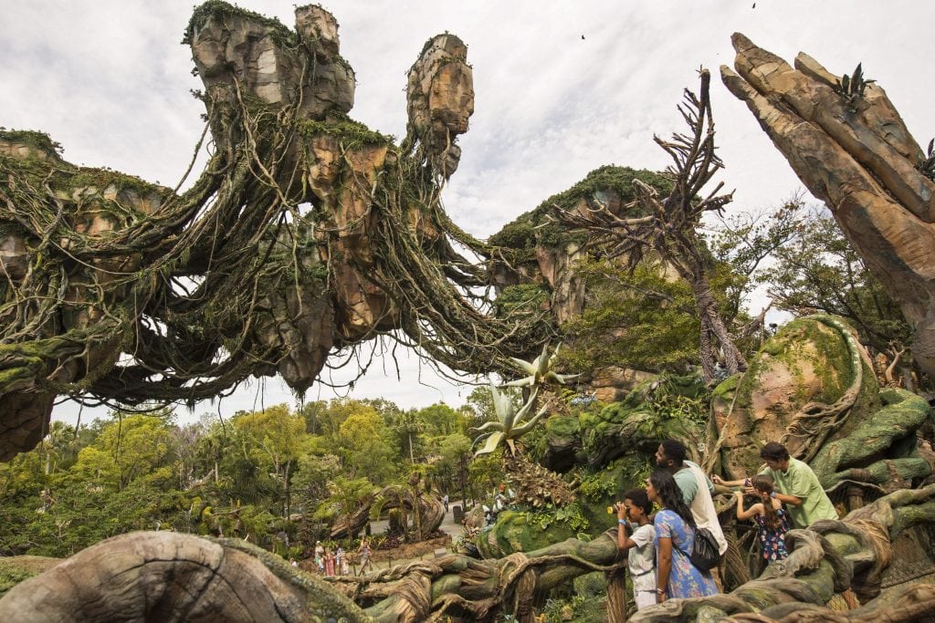 Pandora — The World of Avatar at Disney's Animal Kingdom is shown in this promotional photo. Disney opened the new land in 2017, and attendance at the park jumped more than 15 percent, a new report shows. 
