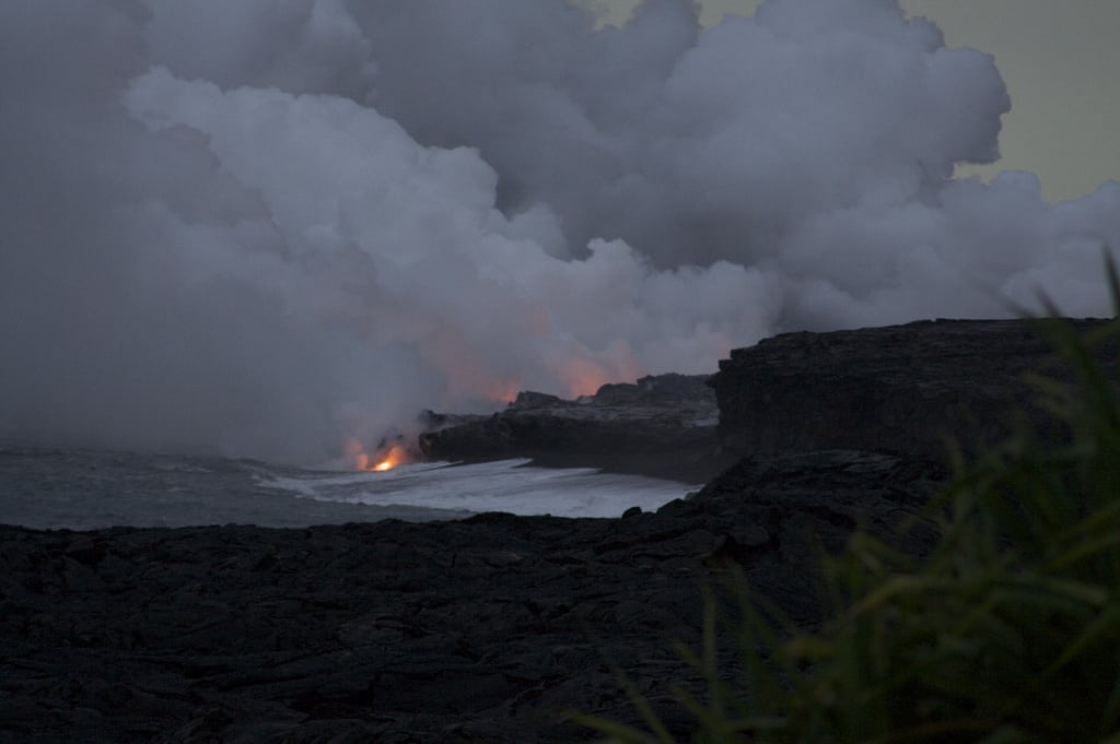Hawai'i Volcanoes National Park, pictured here, closed briefly last week following the Kilauea eruption.