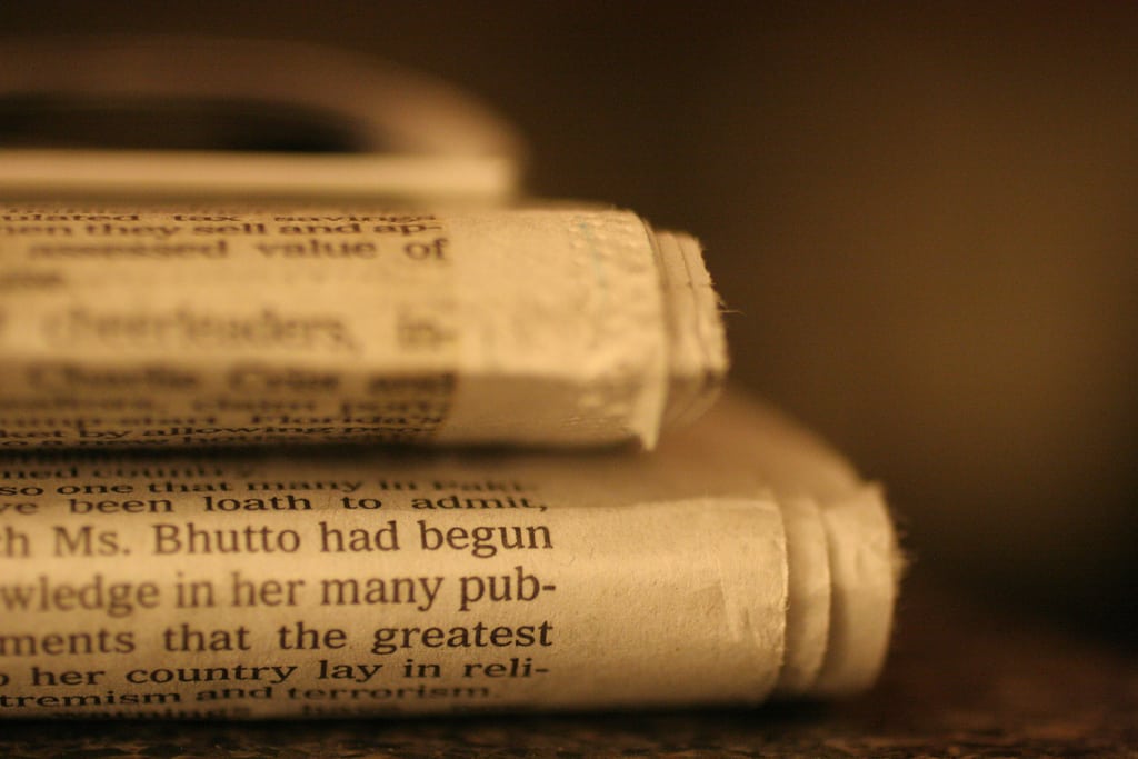 Among the tips our author offers hoteliers is to have crisp newspapers available for guests in the lobby, along with other paper products. 