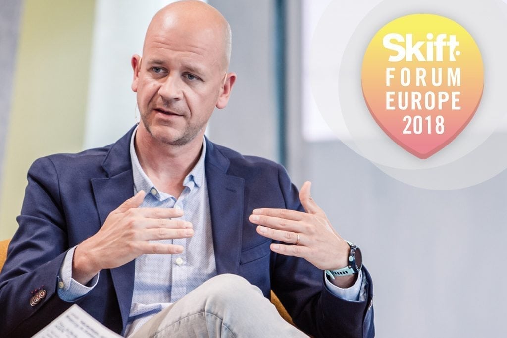 Jeroen Merchiers, Airbnb's managing director for Europe, Middle East and Africa, spoke at Skift Forum Europe in April 2018 about the company's evolution.