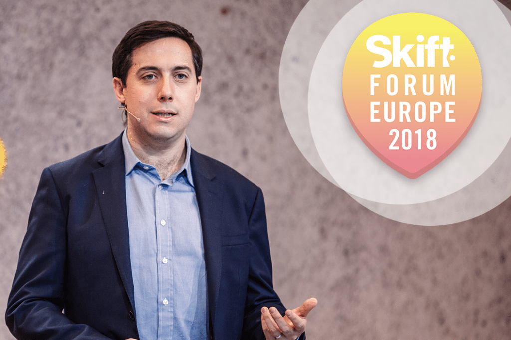 Bernstein analyst Richard Clarke spoke at Skift Forum Europe in Berlin about opportunities and success stories in travel.
