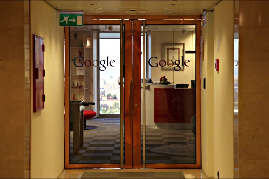 A Google office in Madrid, Spain, on May 20, 2010. The European Commission fined the company $5 billion.